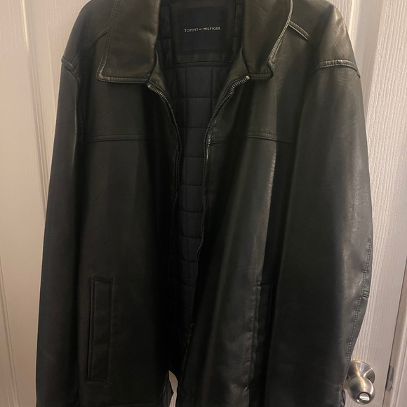Tommy Hilfigur Leather Jacket - Picture 1 of 3